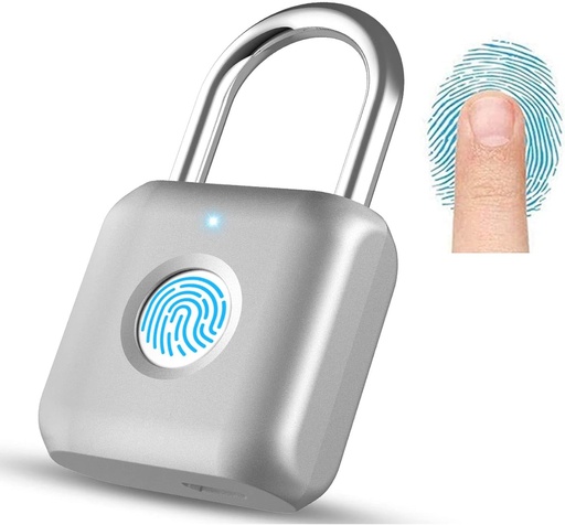 [AM-8867] Finger Print Pad-Lock / قفل بصمة الإصبع