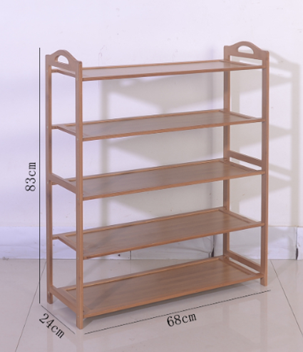 [AM-6232]  5-layer shoe rack 68*24*83 /رف أحذية خشبي مكون من 5 طبقات