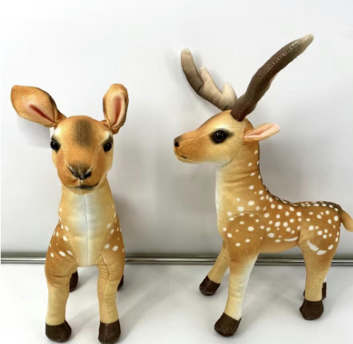 [AM-6416] DEER DOLL PLUSH TOY WITH MUSIC /دمية الغزال المحشوة مع موسيقى