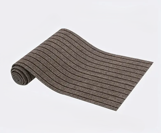 [AM-6421] LIGHT BROWN RUG DOOR MAT Roll 1.2x15cm/ لفة سجادة باب بني فاتح