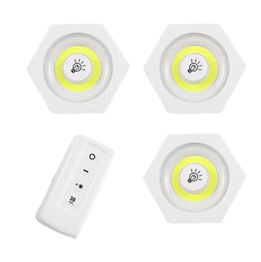 [ED-32170] 3 SET LED LIGHT WITH REMOTE/3 مجموعة من مصابيح LED مع جهاز تحكم عن بعد