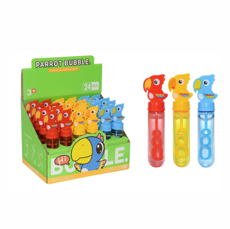 [AM-6433] PARROT BUBBLE STICK/عصا فقاعات الببغاء للاطفال