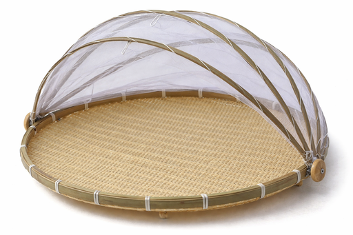 [AM-6438] BAMBOO FOOD COVER LARGE SIZE /غطاء طعام من الخيزران، حجم كبير