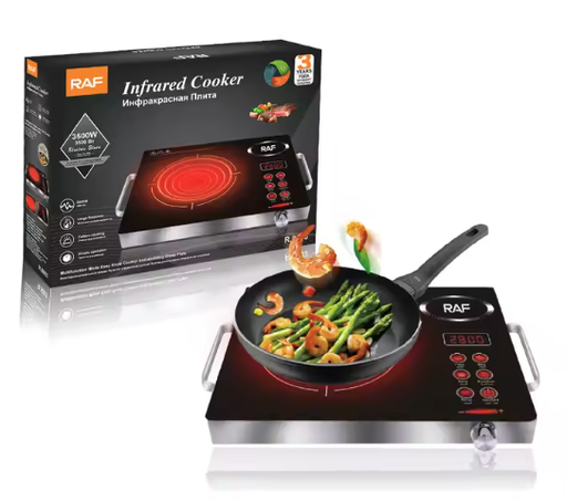 [R-8003] ELECTRIC RAF INFRARED COOKER /فرن كهربائي من راف -شعلة واحدة 