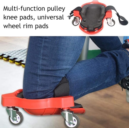 [AM-6380] Rolling Knee Pad with Wheels For Work 2PCs/وسادة ركبة بعجلات للعمل، قطعتين
