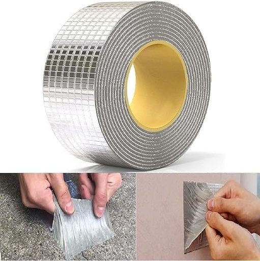 [AM-6390] Waterproof Sealing Aluminum Strong Foil Tape 0.5x5M/شريط الألومنيوم القوي المقاوم للماء والمانع للتسرب