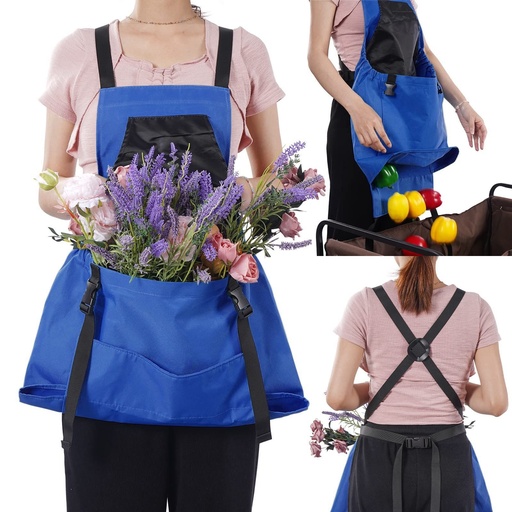 [AM-6505] Gardening Apron with Large Pockets /مريلة البستنة ذو الجيوب الكبيرة