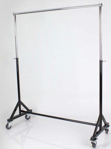 Heavy Duty Black Chrome Extendable Height Stand