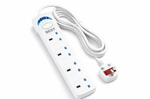 [AM-520551] BEST Power Extension 4 Sockets 5.M/  بيست تمديدات الطاقة 4مقابس بطول 5 أمتار