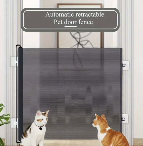 [AM-24651] retractable net door fence 78x150cm / سياج حاجز شبكي للسحب