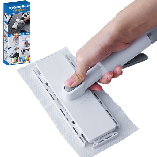[AM-24989] Towel Mop Clip With Spray /ممسحة منشفة مع بخاخ
