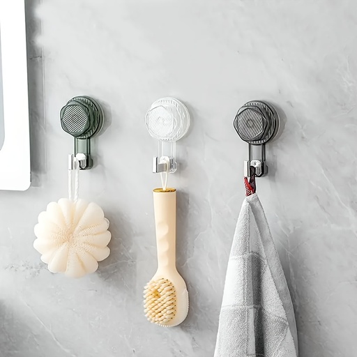 [AM-23685] 1pc Heavy-Duty Suction Cup Hook/ خطاف شفط للتعليق شديد التحمل