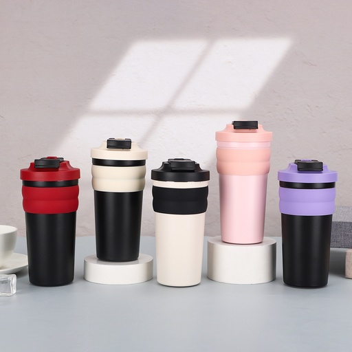 [AM-06654] 500ml Premium Stainless Steel coffee Mug  /كوب قهوة فاخر من الفولاذ المقاوم للصدأ