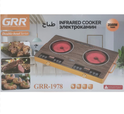 [AM-06662] GRR INDUCTION COOKER DOUBLE /فرن كهربائي من GRR -شعلتين 