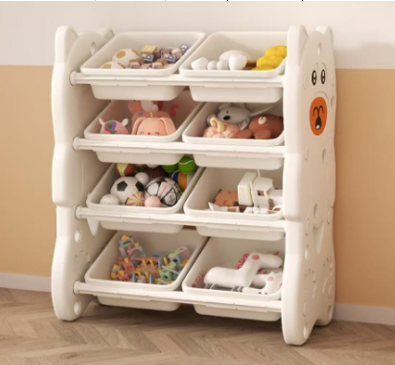 [AM-6695] Children's Storage Toys Organizer 8 Boxes/منظم تخزين العاب الأطفال  8 صناديق