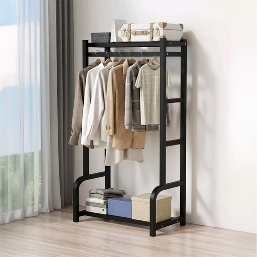 [AM-6696] Steel clothes storage rack/رف تخزين ملابس من الفولاذ