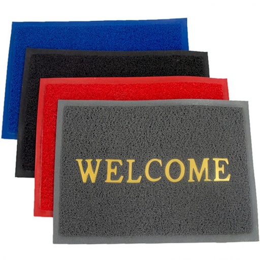 [AM-6701] WELCOME PVC Coil Door Mat 58x88CM/سجادة باب 