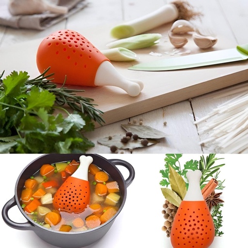 [AM-6715] Spice Silicone Cooking Infuser Filter/فلتر سيليكون للتوابل