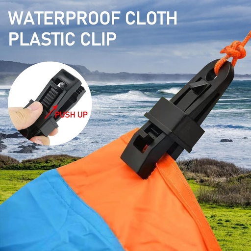 [AM-1605] Tarp Clips (4pcs)/مشابك تثبيت القماش المشمع (4 قطع)