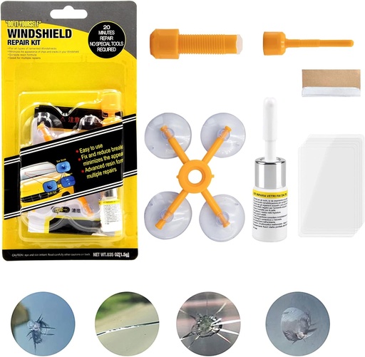 [AM-6767] Glass Crack Repair Set , repair fluid /مجموعة إصلاح الشقوق الزجاجية، سائل الإصلاح