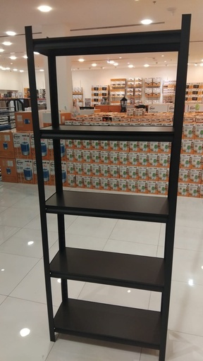 [AM-8035] METAL FRAME WITH WOODEN SHELF 