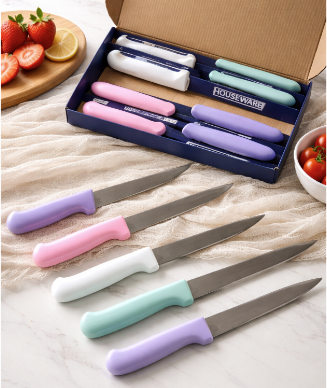 [AM-1566] 12 PCS KNIFE SET /طقم سكاكين مكون من 12 قطعة