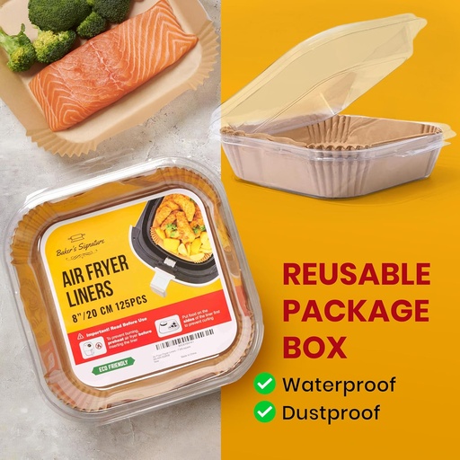 [AM-7023]  AIR FRYER PAPERS 100PCs /ورق قلي هوائي