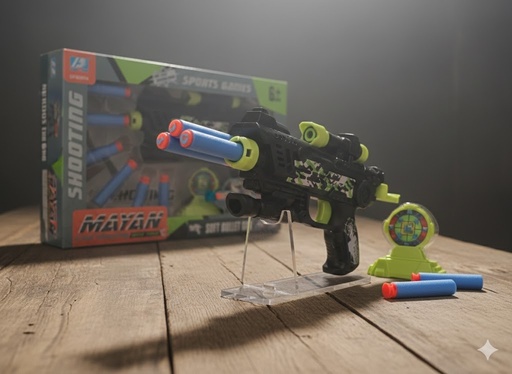 [AM-7048] SOFT GUN TOY/لعبة مسدس إسفنجي