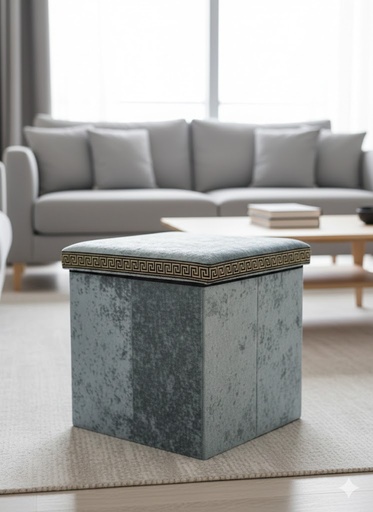 [AM-7072] 2 IN 1 STORAGE STOOL BOX/مقعد صندوق تخزين 2 في 1