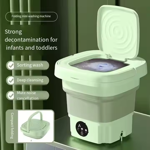 [AM-8783] PORTABLE FOLDING WASHING MACHINE 6.5L/غسالة ملابس محمولة قابلة للطي