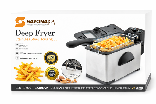 [AM-4458] SAYONA DEEP FRYER 3 LTR