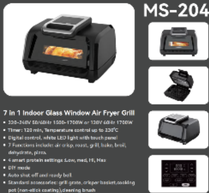 [AM-7206] MS-204 AIR FRYER MACHINE 