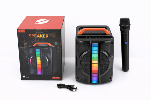 [AM-7220] PORTABLE SPEAKER WITH MIC/مكبر صوت محمول مع ميكروفون