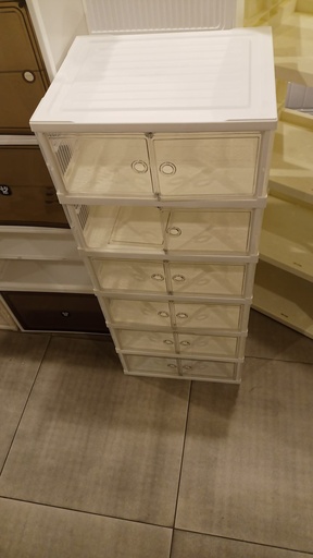 [AM-7225] PLASTIC SHOE CABINET 6 LAYERS/خزانة احذية بلاستيكية م6 طبقات