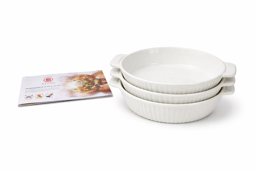 [AM-7227] CERAMIC BAKEWARE 3PCs/اواني خبز سيراميكية