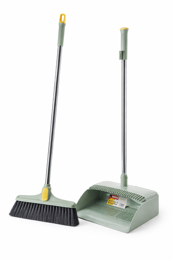 [AM-7291] BROOM DUSTPAN/مكنسة تنظيف مع مجرفة 