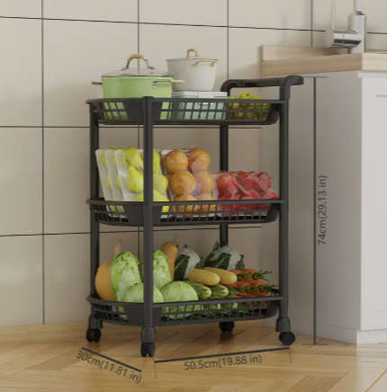 [AM-1133] STORAGE RACK TROLLY/عربة تخزين و التقديم