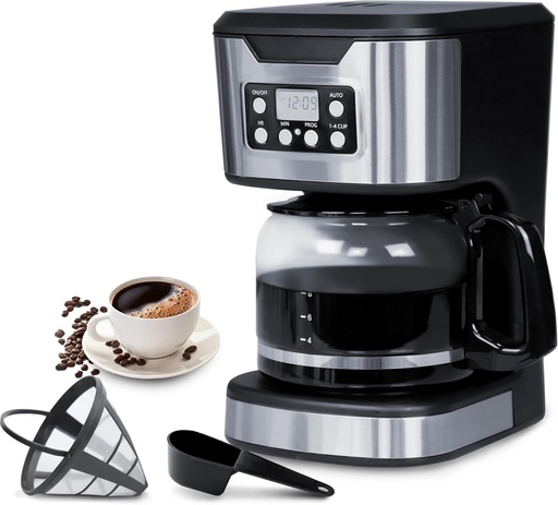[AM-74455] SAYONA 12 Cup Brew & Drip Coffee Maker/ماكينة تحضير القهوة سايونا 12 كوبًا للتحضير والتقطير